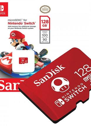 Карта памяти для Nintendo Switch (Sandisk, 128 Gb)