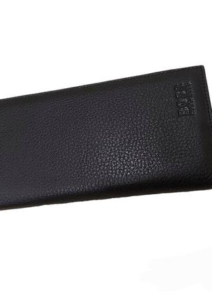 Стильный мужской кошелек купюрник черный BS3638
