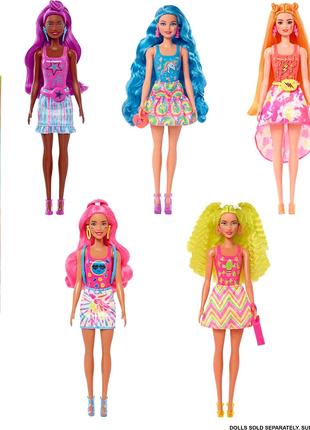 Барби Неон Колор Ревил Сюрприз Barbie Color Reveal Neon Tie-Dye