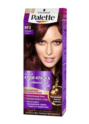 Фарба для волосся RF3 (Червоний гранат) ТМ PALETTE