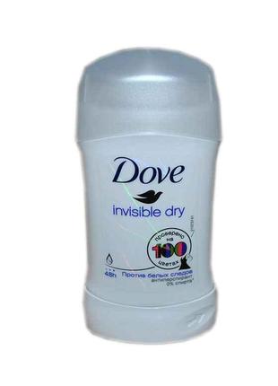 Дезодорант (Твердий) жіночий 40 мл Невидимий ТМ DOVE