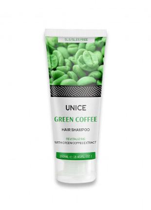 Шампунь для волосся Unice з екстрактом зеленої кави,250мл/3401011