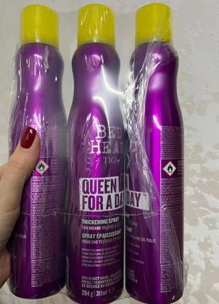Спрей для додаткового об'єднання об'єму волосся tigi bed head ...