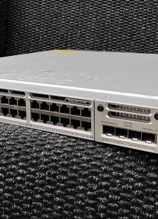 Комутатор Cisco Catalyst WS-C3850-48U-L NM-2-10G(Gigabit Uplink)