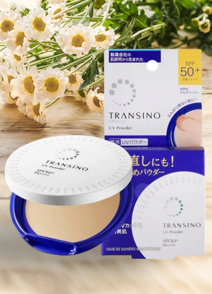 Transino uv powder cолнцезащитная компактная пудра с spf 50 pa...