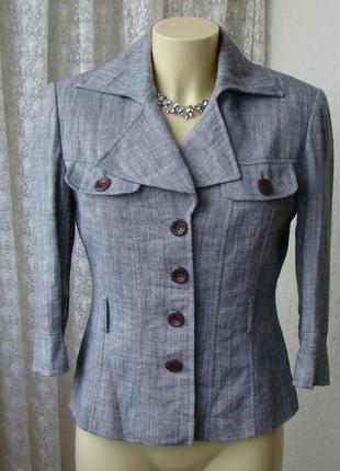 Пиджак женский жакет легкий с укороченным рукавом р.46 №4708