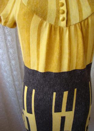 Платье трикотаж зима-осень мини бренд lavand р.42 №4486