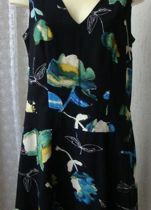 Платье женское в цветах элегантное миди бренд next р.50 №5209