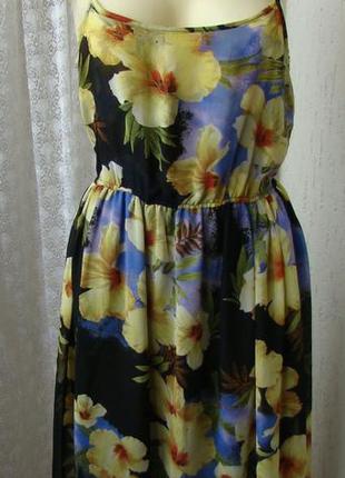 Платье женское легкое летнее сарафан бренд new look р.46 №5354