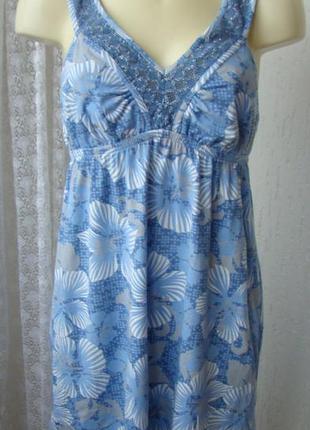 Платье женское летнее сарафан хлопок бренд mantaray р.46 №5368