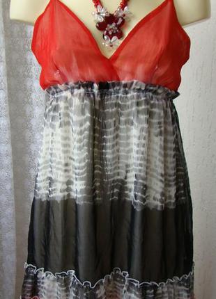 Платье женское летнее сарафан мини бренд blondix р.46 №5537а