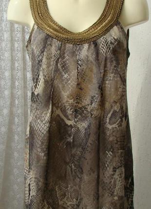 Платье женское легкое летнее вышивка dorothy perkins р.48 №6303а
