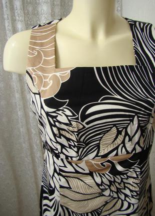 Платье женское летнее модное хлопок миди бренд bonprix р.44 №6323