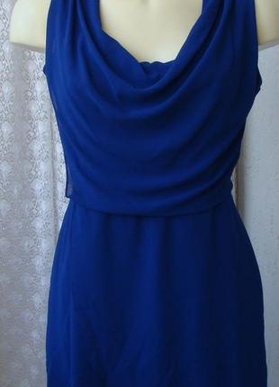 Платье модное красивое синее мини walg7 р.44 №6606