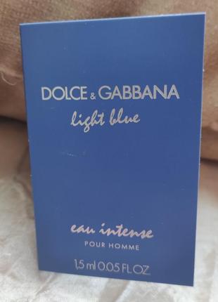 Dolce & gabbana light blue eau intense pour hommeпарфюмированн...