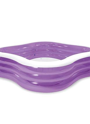 Дитячий надувний басейн Intex 57495 «Сімейний», фіолетовий, 22...