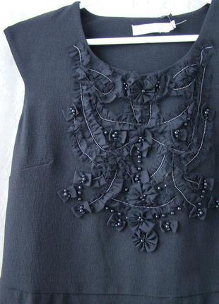 Платье маленькое черное нарядное good look р.44 №7029