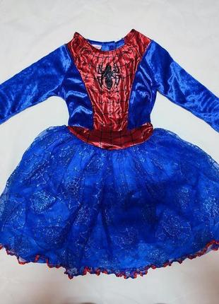 Спайдервумен, карнавальное платье, человек паук