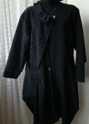 Пальто стильное модное шерсть р.52-54 №7387