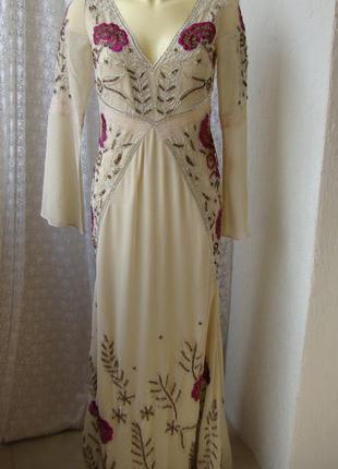 Платье роскошное вышивка frock&frill р.42-44 №7426