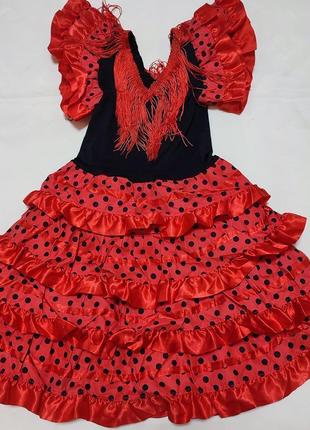 Испанское платье, карнавальное платье кармен