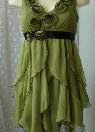 Платье женское легкое летнее нарядное бренд m.butterfly р.46 №...