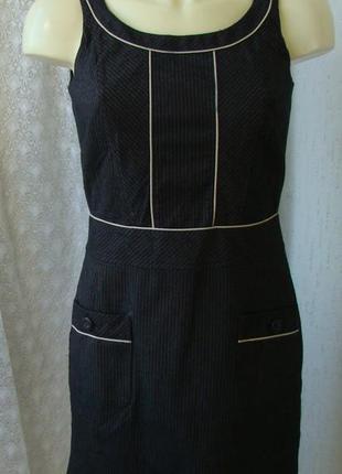 Платье женское офис хлопок мини бренд next р.42 №3705а