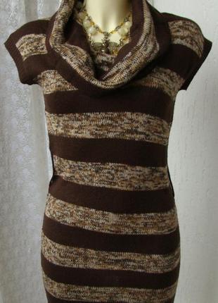 Платье свитер вязаное акрил мини бренд chesley р.42 №4225а