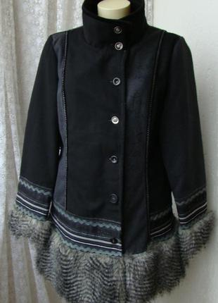 Пальто женское нарядное модное бренд sha&sha р.48 №4247
