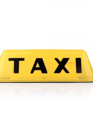 Знак такси желтый ДК