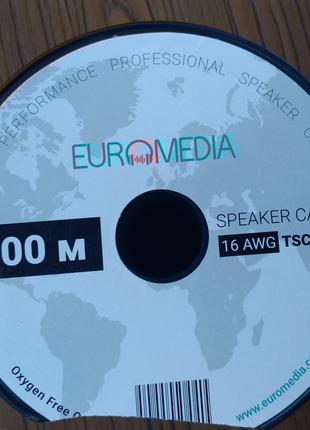 Акустический кабель Euromedia Speaker Cable TSC-16/2 16AWG 2х1.5