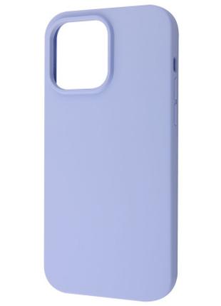 Чохол WAVE Full Silicone Cover iPhone 14 (lilac cream) 37751