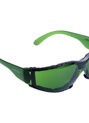 Очки защитные c обтюратором Zoom anti-scratch anti-fog (зеленые)