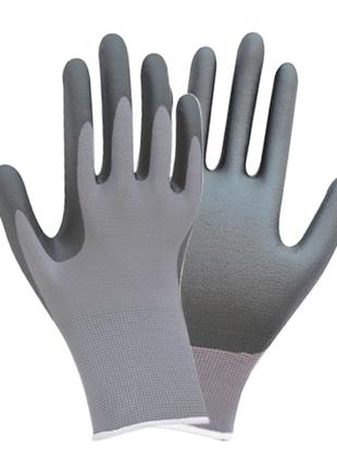 Перчатки трикотажные с частичным нитриловым покрытием р9