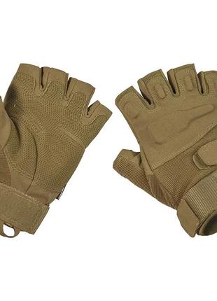 Рукавички/перчатки тактичні MHF Pro рукавиці без пальців - койот