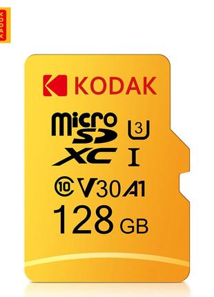 Карта памяти Kodak 128 ГБ MicroSD Class 10 UHS-I U3 V30 A1