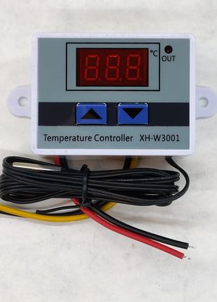 Контроллер температуры, терморегулятор W3001 24 вольт