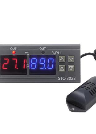 Контроллер влажности и температуры STC-3028 220 вольт