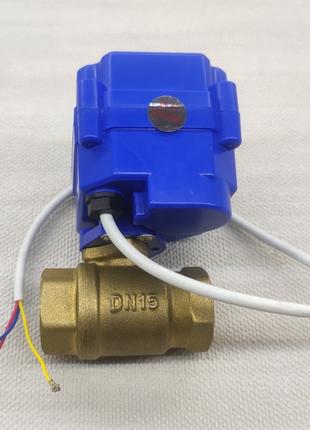 Кран шаровый DN15 с электроприводом CWX CR03 220 вольт