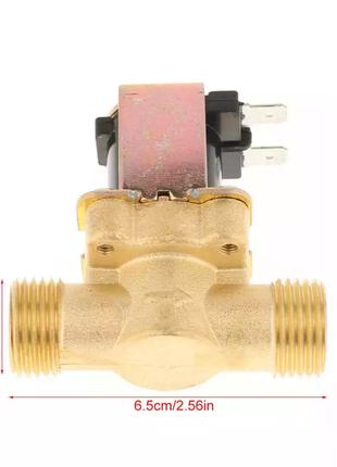Клапан электромагнитный 1/2 нормально закрытый 220 вольт