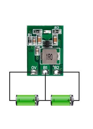 Активный балансир для 2S Li-Ion, LiFePO4 аккумуляторов 1,3А