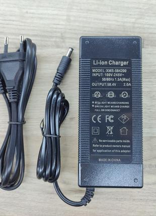 Зарядное устройство для LiFePO4 аккумулятора 16S 48 (58,4) вольт