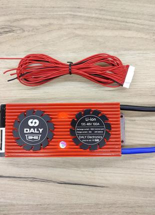 BMS контроллер Daly 13S 48 вольт 100A с балансиром