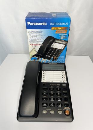 Шнуровой Телефон Panasonic KX-TS2365RUB