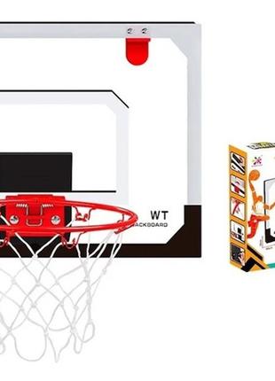 Баскетбольное кольцо со щитом и мячом набор баскетбольный