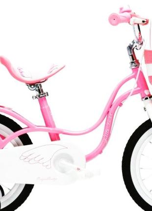 Велосипед Royal Baby 16" Little Swan Steel Pink для девочек от...