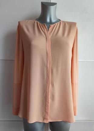 Блуза massimo dutti персикового кольору