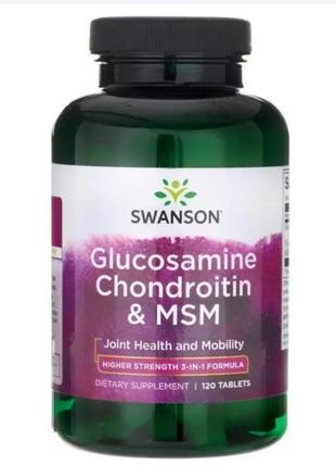 Глюкозамін, хондроїтин, glucosamine msm, chondroitin ультасила...