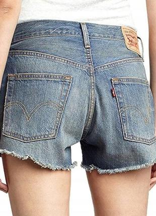 Оригинальные джинсовые шорты levis 501 icons short