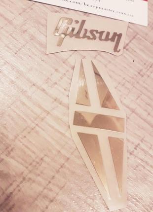 Логотип деколь Gibson Custom лого НАКЛЕЙКА для электрогитары L...